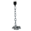 VEVOR Weight Lifting Chains, 1 Pair 26LBS/12KG Weight Lifting Chains,Bench Press Chains with Collars, 5.2FT Olympic Barbell Chains Weight Chains for Power Lifting, Silver