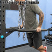 VEVOR Weight Lifting Chains, 1 Pair 26LBS/12KG Weight Lifting Chains,Bench Press Chains with Collars, 5.2FT Olympic Barbell Chains Weight Chains for Power Lifting, Silver