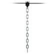 VEVOR Weight Lifting Chains, 1 Pair 35LBS/16kg Weight lifting Chains, Bench Press Chains with Collars, 5.2ft Olympic Barbell Chains Weight Chains for Power Lifting, Silver