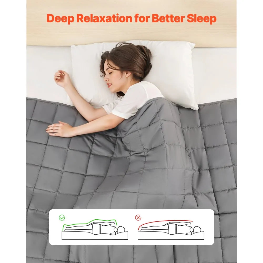 VEVOR Weighted Blanket 25lb 88 x 104