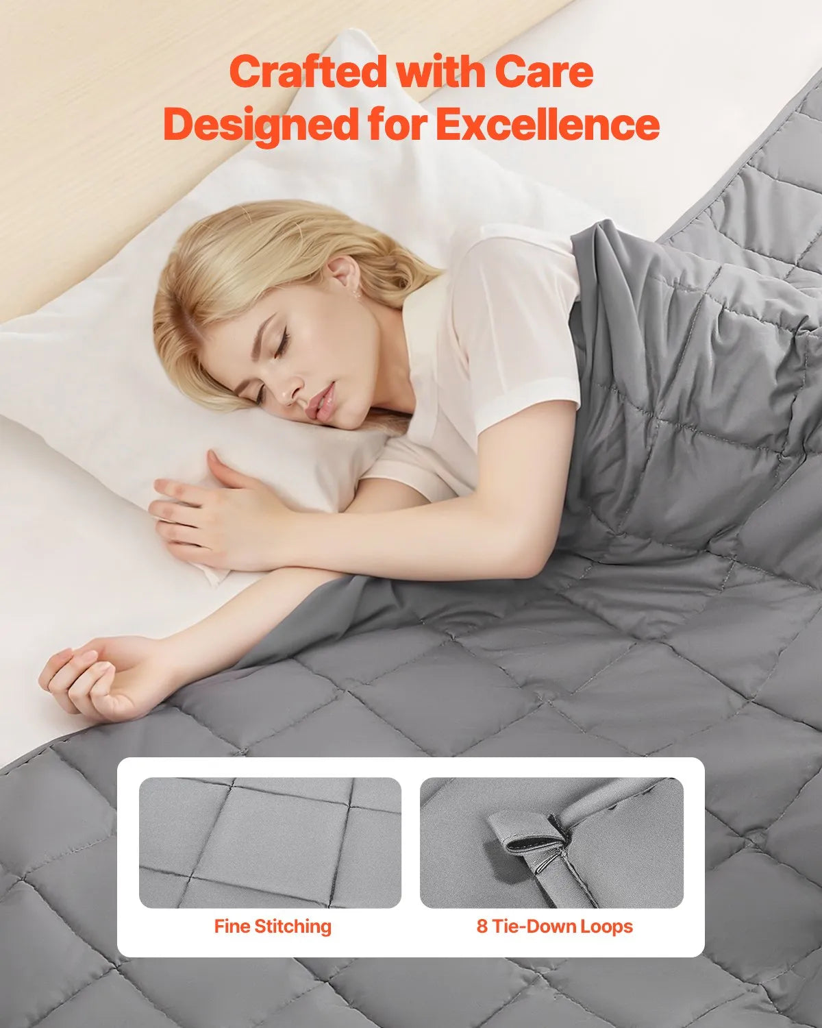 VEVOR Weighted Blanket 25lb 60 x 80
