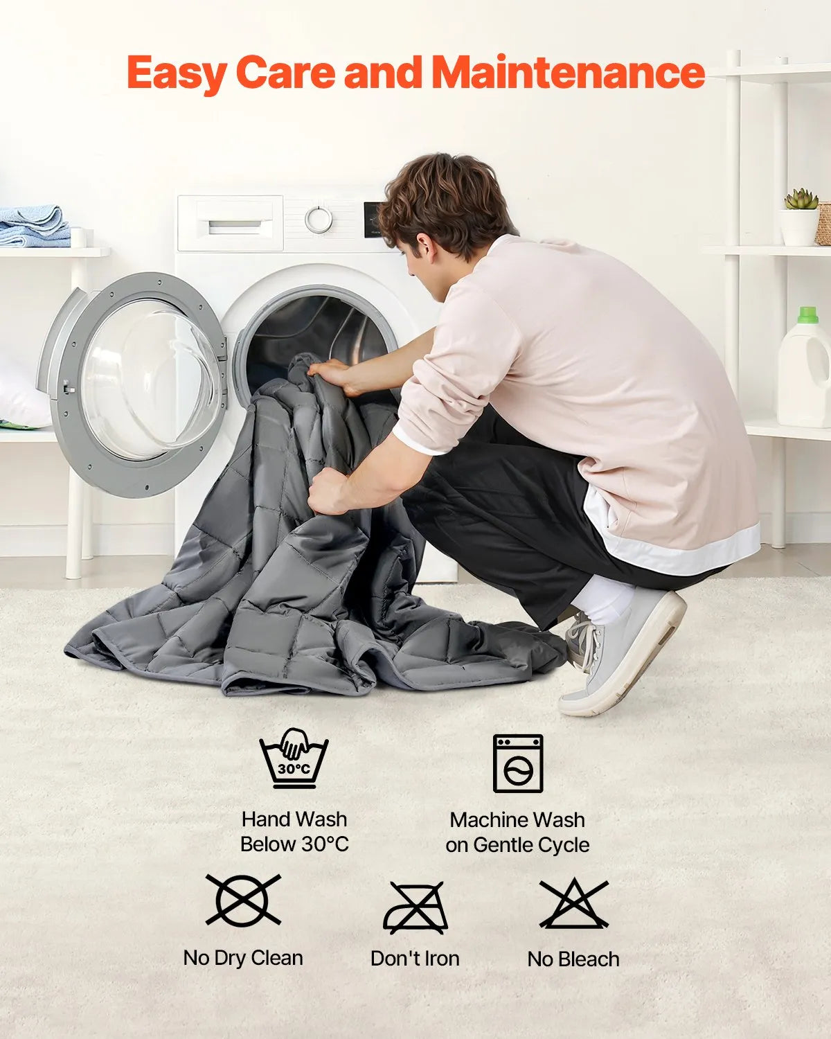 VEVOR Weighted Blanket 25lb 60 x 80