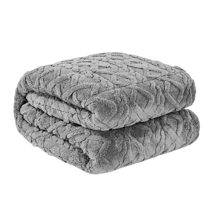 VEVOR Weighted Blanket 20lb 60 x 80 in Queen Size Sherpa Fleece Heavy Blanket