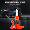 VEVOR Hydraulic Toe Jack, 10 Ton On Toe Toe Jack Lift, 20 Ton On Top Lift Capacity Machine Jack, 1.2-7.5 in Toe Height, 12.6-18.9 in Top Height, Air Hydraulic Claw Jack for Machinery, Industry