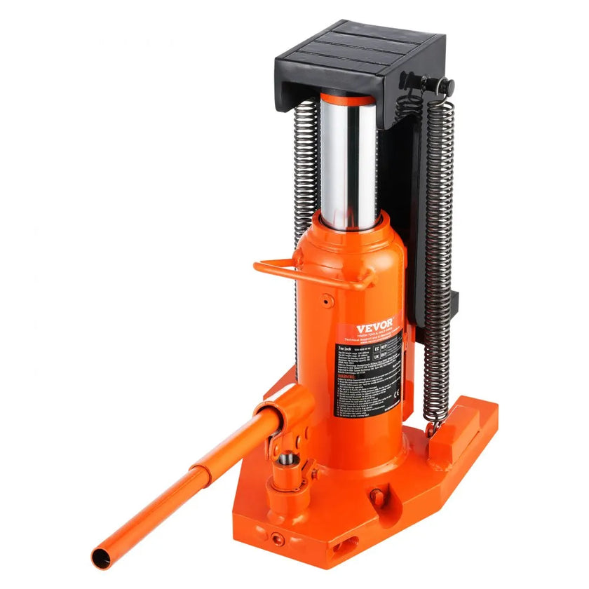 VEVOR Hydraulic Toe Jack, 10 Ton On Toe Toe Jack Lift, 20 Ton On Top Lift Capacity Machine Jack, 1.2-7.5 in Toe Height, 12.6-18.9 in Top Height, Air Hydraulic Claw Jack for Machinery, Industry