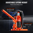 VEVOR Hydraulic Toe Jack, 2.5 Ton On Toe Toe Jack Lift, 5 Ton On Top Lift Capacity Machine Jack, 0.8-5.3 in Toe Height, 8.9-13.4 in Top Height, Air Hydraulic Claw Jack for Machinery, Industry