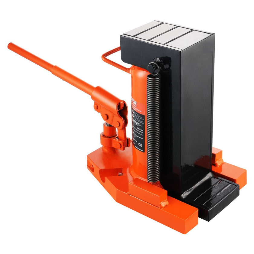 VEVOR Hydraulic Toe Jack, 5 Ton On Toe Toe Jack Lift, 10 Ton On Top Lift Capacity Machine Jack, 0.8-6.8 in Toe Height, 11.3-17.3 in Top Height, Air Hydraulic Claw Jack for Machinery, Industry