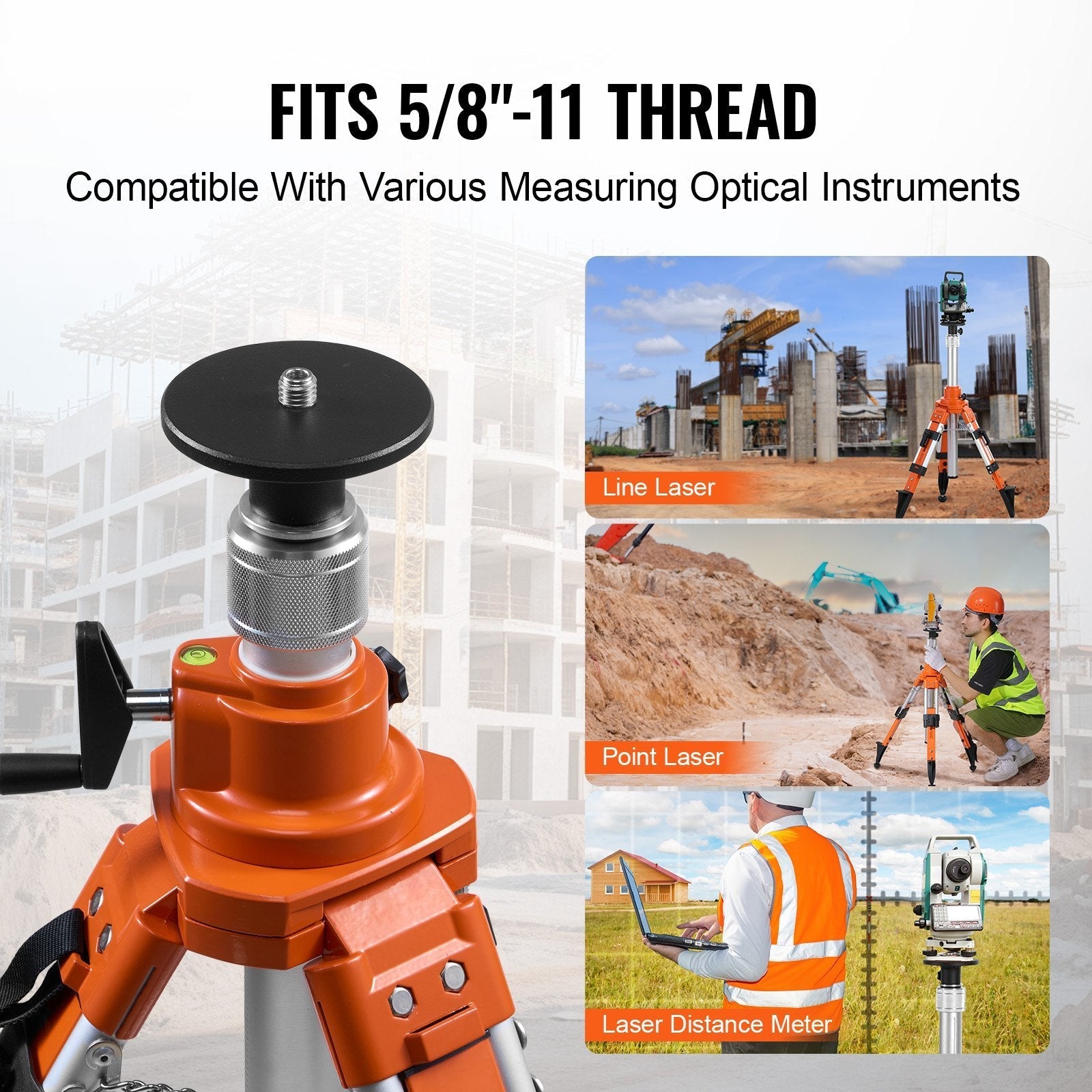 VEVOR Laser Level Tripod Stand 5/8