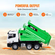 VEVOR RC Remote Control Dump Truck Toy Construction Vehicle Toy 9CH 1:18 Scale