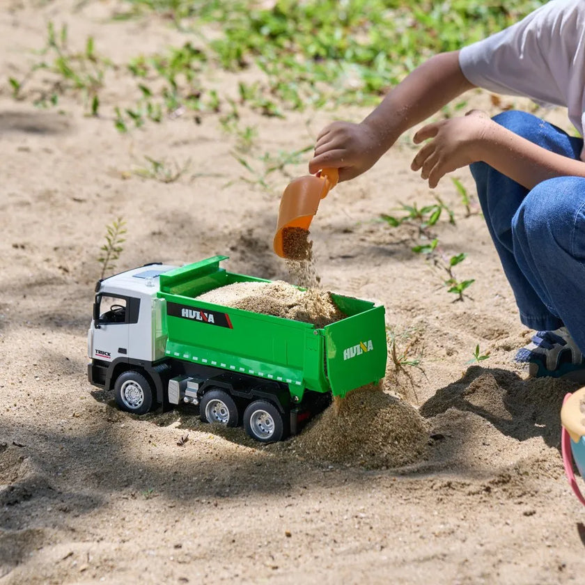 VEVOR RC Remote Control Dump Truck Toy Construction Vehicle Toy 9CH 1:18 Scale