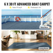 Gray Marine Carpet 6x29.5ft, Boat Carpet Roll Cutpile In/Outdoor Patio Area Rugs