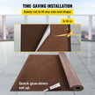 VEVOR Marine Carpet, 6 x 23 ft Deep Brown Marine Grade Boat Carpet, Marine Carpeting with Soft Cut Pile and Water-Proof TPR Backing, Carpet Roll for Home, Patio, Porch, Deck