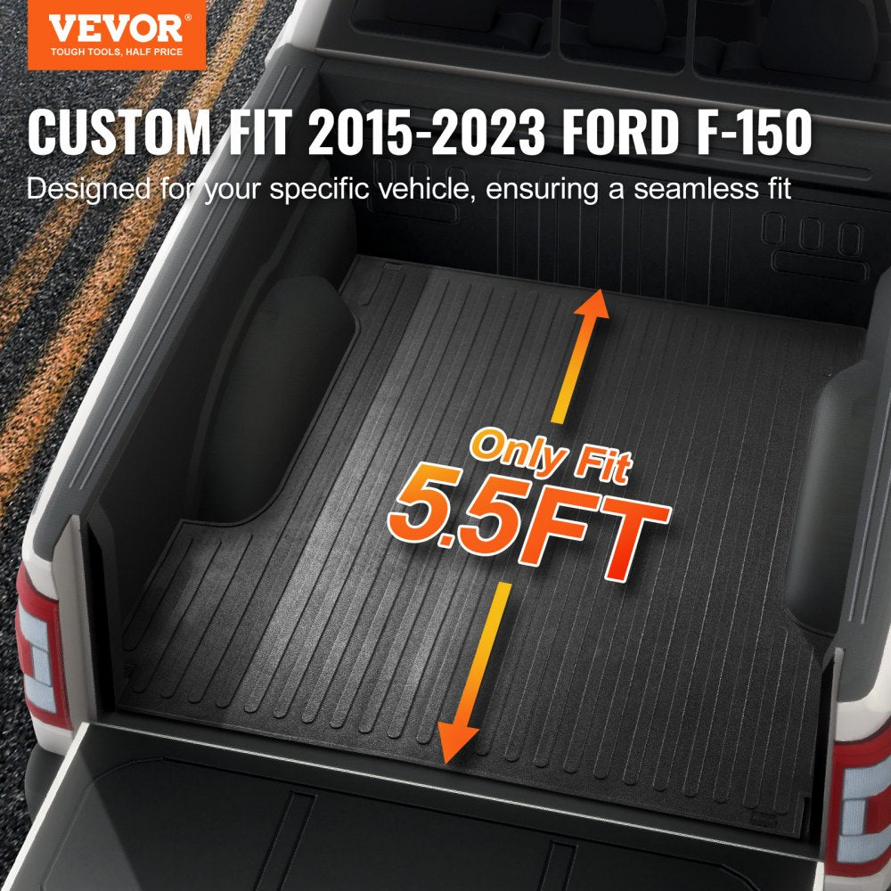 VEVOR Truck Bed Mat, Fits for 2015-2020 Ford F150 5.5 FT Short Bed, 66.5