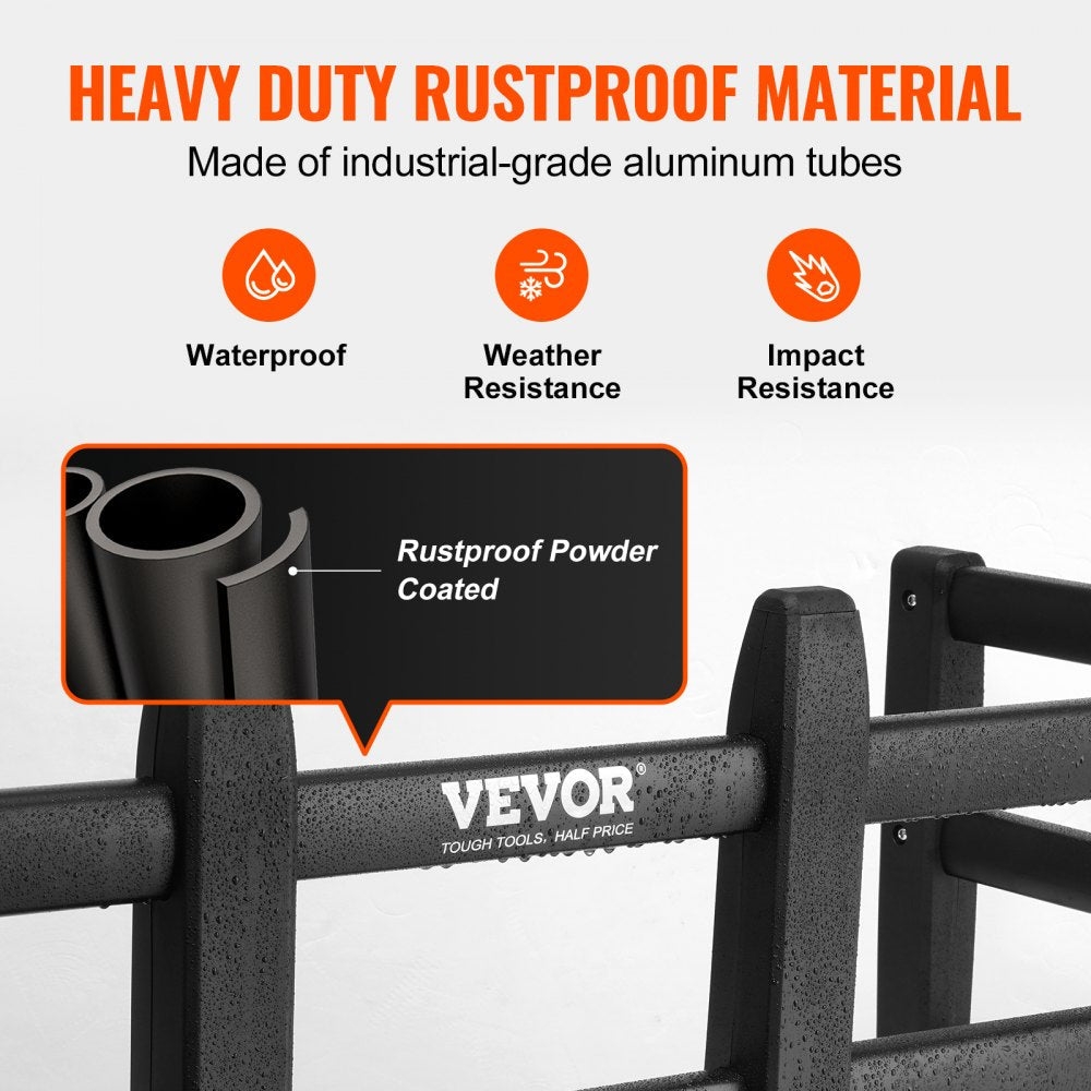 VEVOR Truck Bed Extender, Aluminum Retractable Tailgate Extender, 55.5