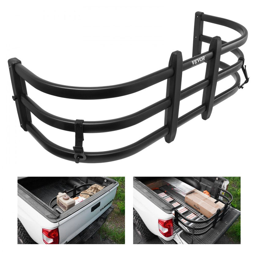 VEVOR Truck Bed Extender, Aluminum Retractable Tailgate Extender, 55.5