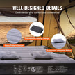 VEVOR Truck Bed Air Mattress, for 5.5-5.8 ft Full Size Short Truck Beds, Inflatable Air Mattress Camping Bed with 12V Air Pump 2 Pillows, Carry Bag, for Silverado, RAM, F Series, Sierra, Titan, Tundra