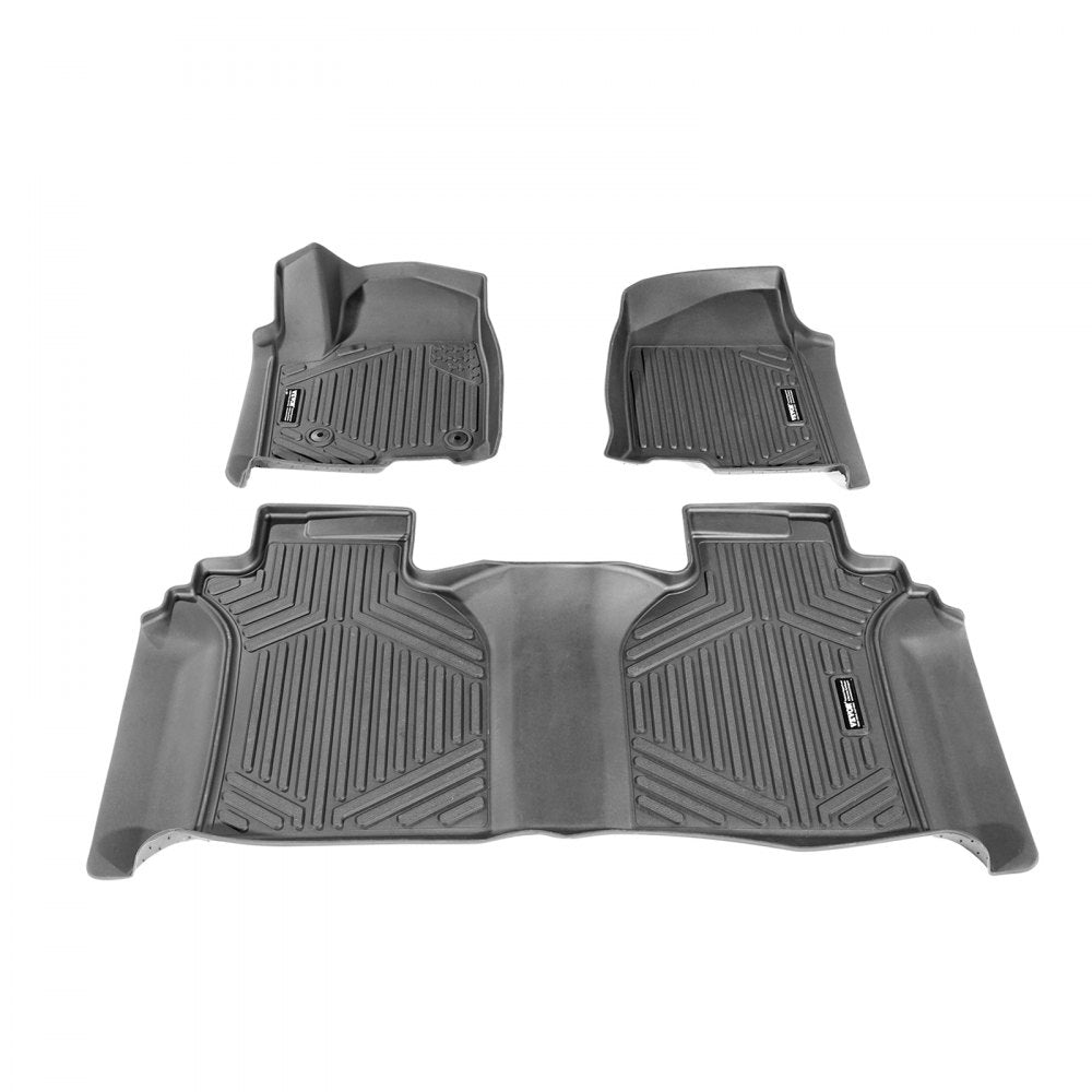 VEVOR Automotive Floor Mats Fits for Chevrolet Silverado/GMC Sierra 1500 3 pcs