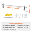VEVOR Hand Crank Tarp Roller Kit, 64