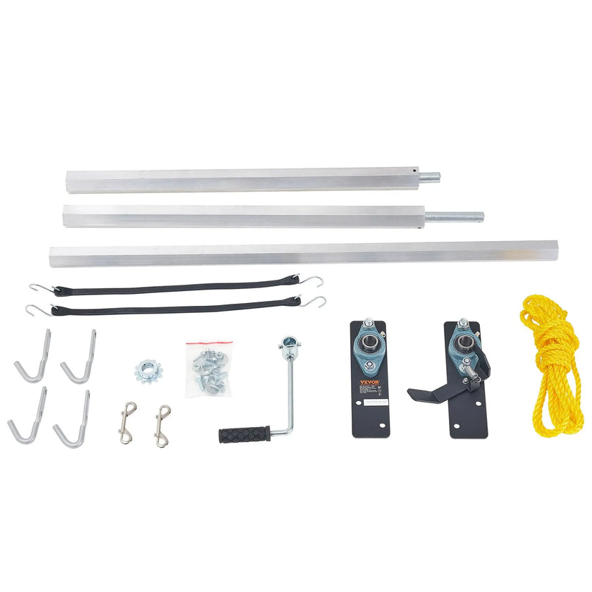 VEVOR Hand Crank Tarp Roller Kit, 64