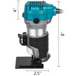800W Max Torque Variable Speed 30,000RPM Compact Router with Collets 1/4