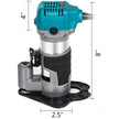 Compact Router 800W Variable Speed w/ Collets 1/4
