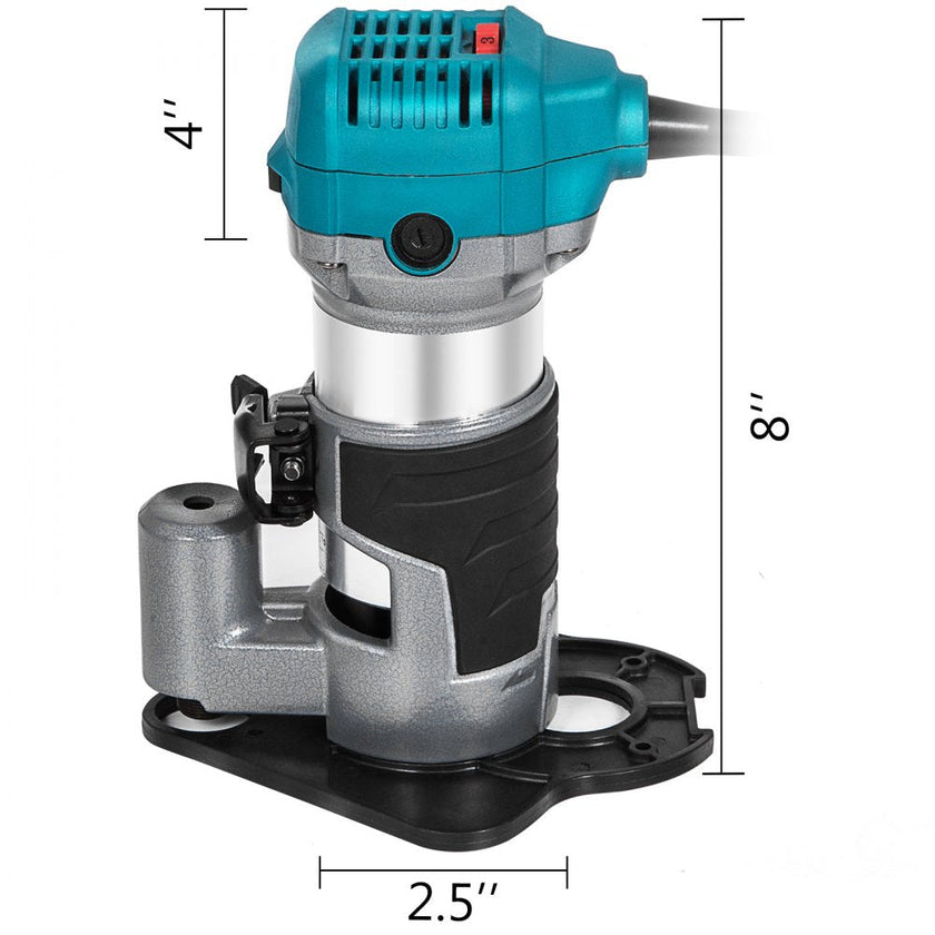 Compact Router 800W Variable Speed w/ Collets 1/4