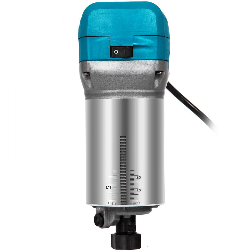 VEVOR Compact Router 1.25HP with Fixed Base and Plunge Base, Variable Speed Wood Router Kit Max Torque 30,000 RPM for Woodworking and Furniture Manufacturing