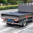 VEVOR Dump Truck Mesh Tarp, 6 x 14 ft, PVC Coated Black Heavy Duty Cover with 5.5