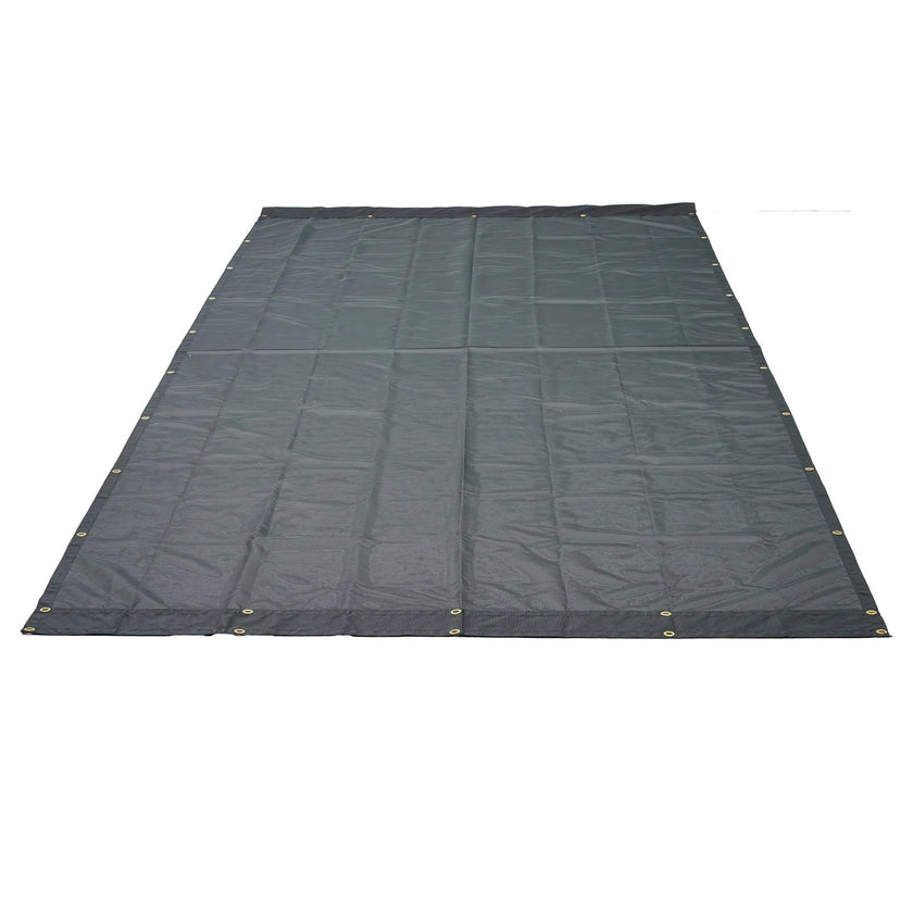 VEVOR Dump Truck Mesh Tarp, 7 x 22 ft, PVC Coated Black Heavy Duty Cover with 5.5