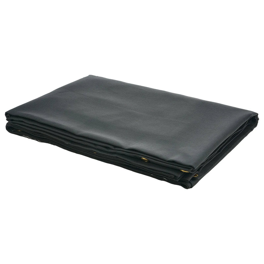 VEVOR Dump Truck Mesh Tarp, 7 x 22 ft, PVC Coated Black Heavy Duty Cover with 5.5