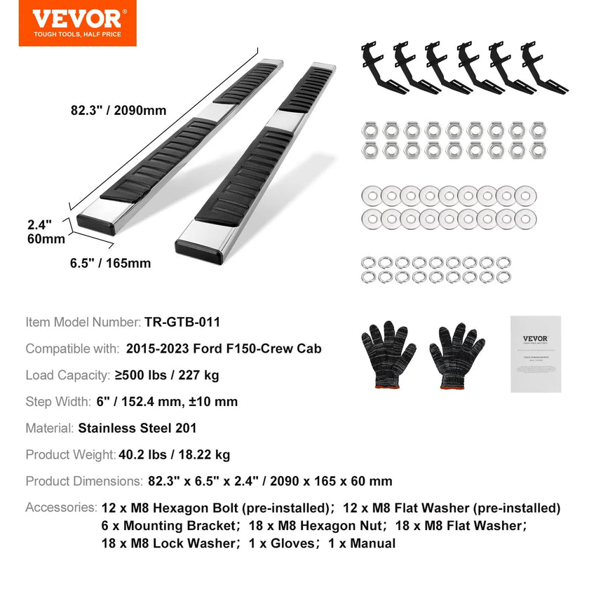 VEVOR Running Boards, 6