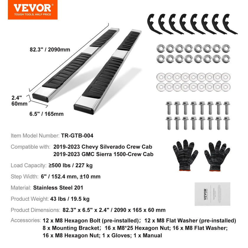 VEVOR Running Boards, 6
