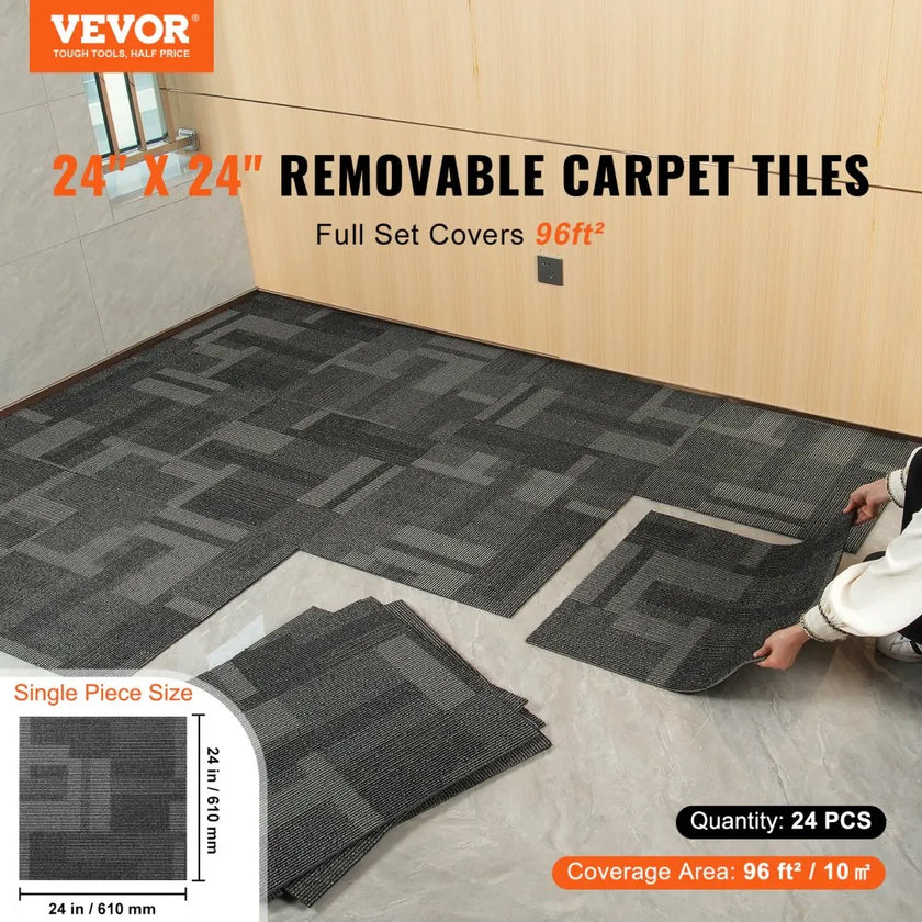 VEVOR Carpet Tiles Reusable, 24