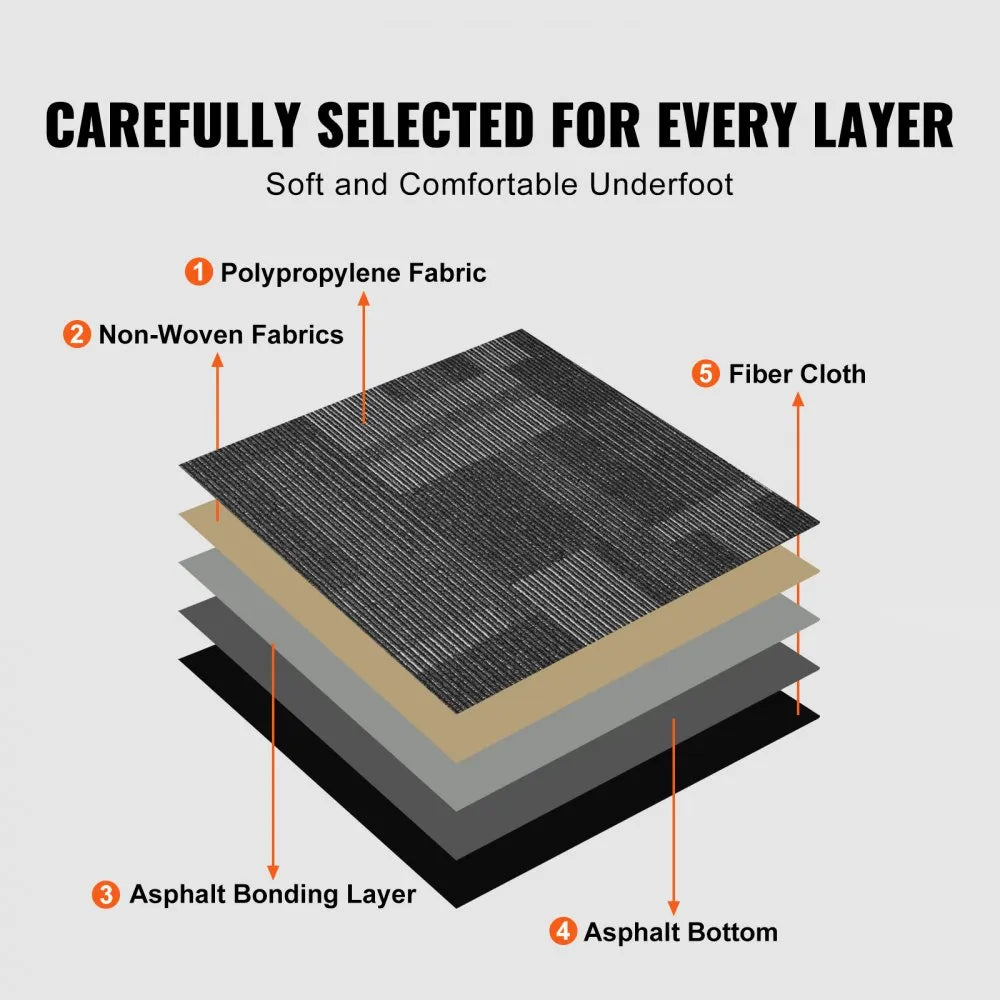 VEVOR Carpet Tiles Reusable, 24