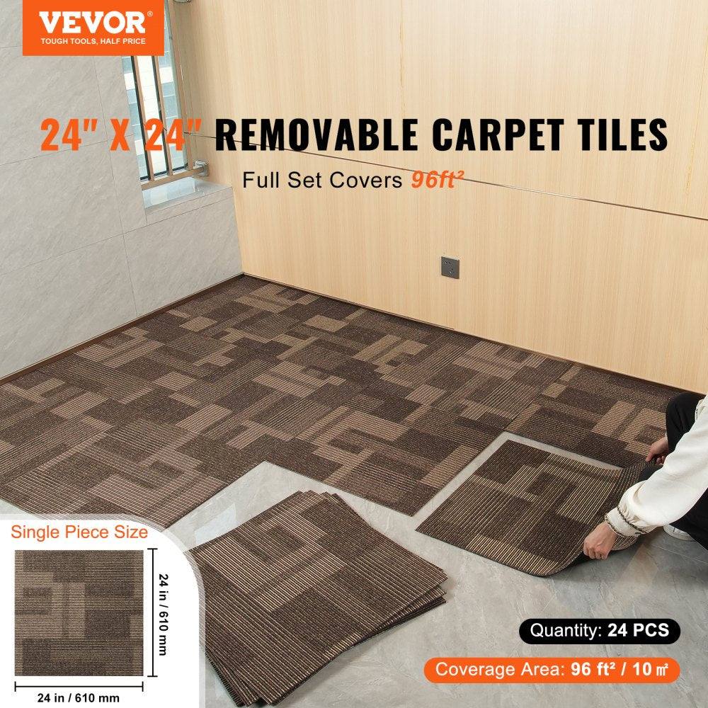 VEVOR Carpet Tiles Reusable, 24