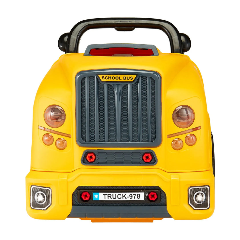 VEVOR Engine Toy Kids Mechanic Car Repair Set with Removable Parts Yellow