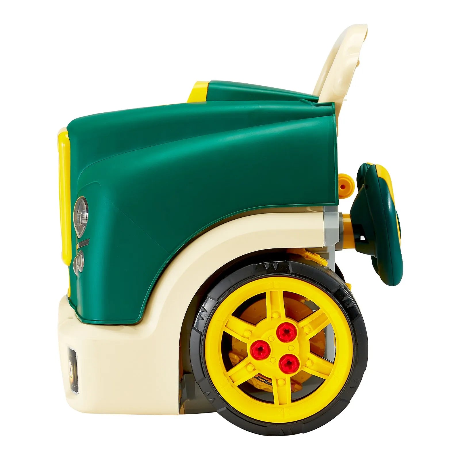 VEVOR Engine Toy Kids Mechanic Car Repair Set with Removable Parts Green