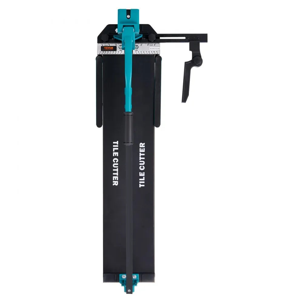 VEVOR Manual Tile Cutter, 32 inch, Porcelain Ceramic Tile Cutter with Tungsten Carbide Cutting Wheel, Infrared Positioning, Anti-Skid Feet, Durable Rails for professional installers or beginners