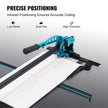 VEVOR Manual Tile Cutter, 40 inch, Porcelain Ceramic Tile Cutter with Tungsten Carbide Cutting Wheel, Infrared Positioning, Anti-Skid Feet, Durable Rails for professional installers or beginners