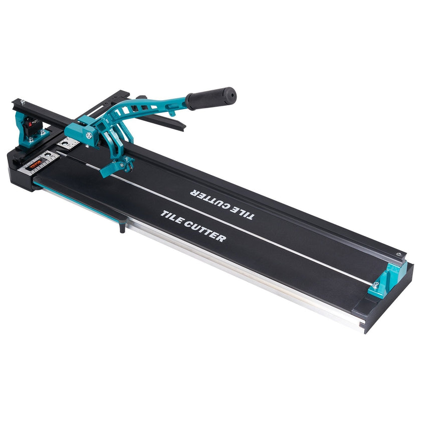 VEVOR Manual Tile Cutter, 48 inch, Porcelain Ceramic Tile Cutter with Tungsten Carbide Cutting Wheel, Infrared Positioning, Anti-Skid Feet, Durable Rails for professional installers or beginners