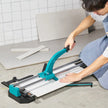 VEVOR Manual Tile Cutter, 48 inch, Porcelain Ceramic Tile Cutter with Tungsten Carbide Cutting Wheel, Infrared Positioning, Anti-Skid Feet, Double Rails for professional installers or beginners
