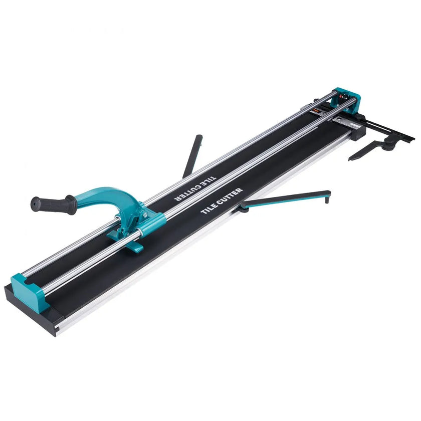 VEVOR Manual Tile Cutter, 48 inch, Porcelain Ceramic Tile Cutter with Tungsten Carbide Cutting Wheel, Infrared Positioning, Anti-Skid Feet, Double Rails for professional installers or beginners