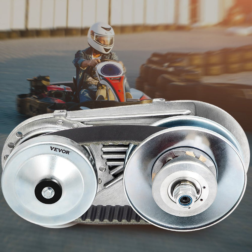 VEVOR Torque Converter 4-7HP Go Kart Clutch 1Inch Replaces Comet TAV2 Manco 10T 40 or 41 and 12T 35 Chain Drive Belt (1\