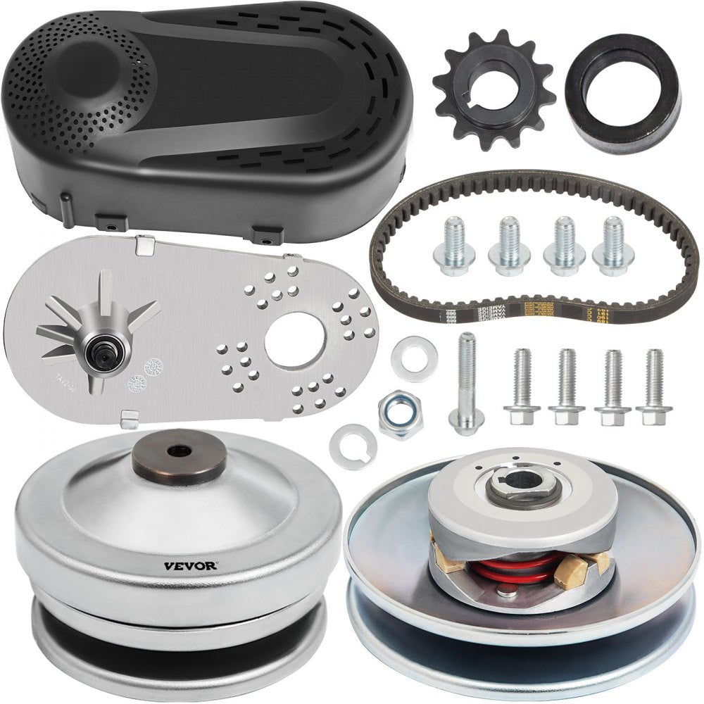VEVOR Torque Converter 4-7HP Go Kart Clutch 1Inch Replaces Comet TAV2 Manco 10T 40 or 41 and 12T 35 Chain Drive Belt (1\