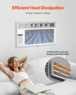 VEVOR Air Conditioner Wall Sleeve 26 in with Exterior Grille Wall AC Sleeve