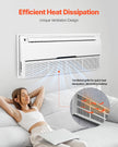 VEVOR Air Conditioner Wall Sleeve 42 in with Exterior Grille Wall AC Sleeve