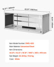 VEVOR Air Conditioner Wall Sleeve 42 in with Exterior Grille Wall AC Sleeve