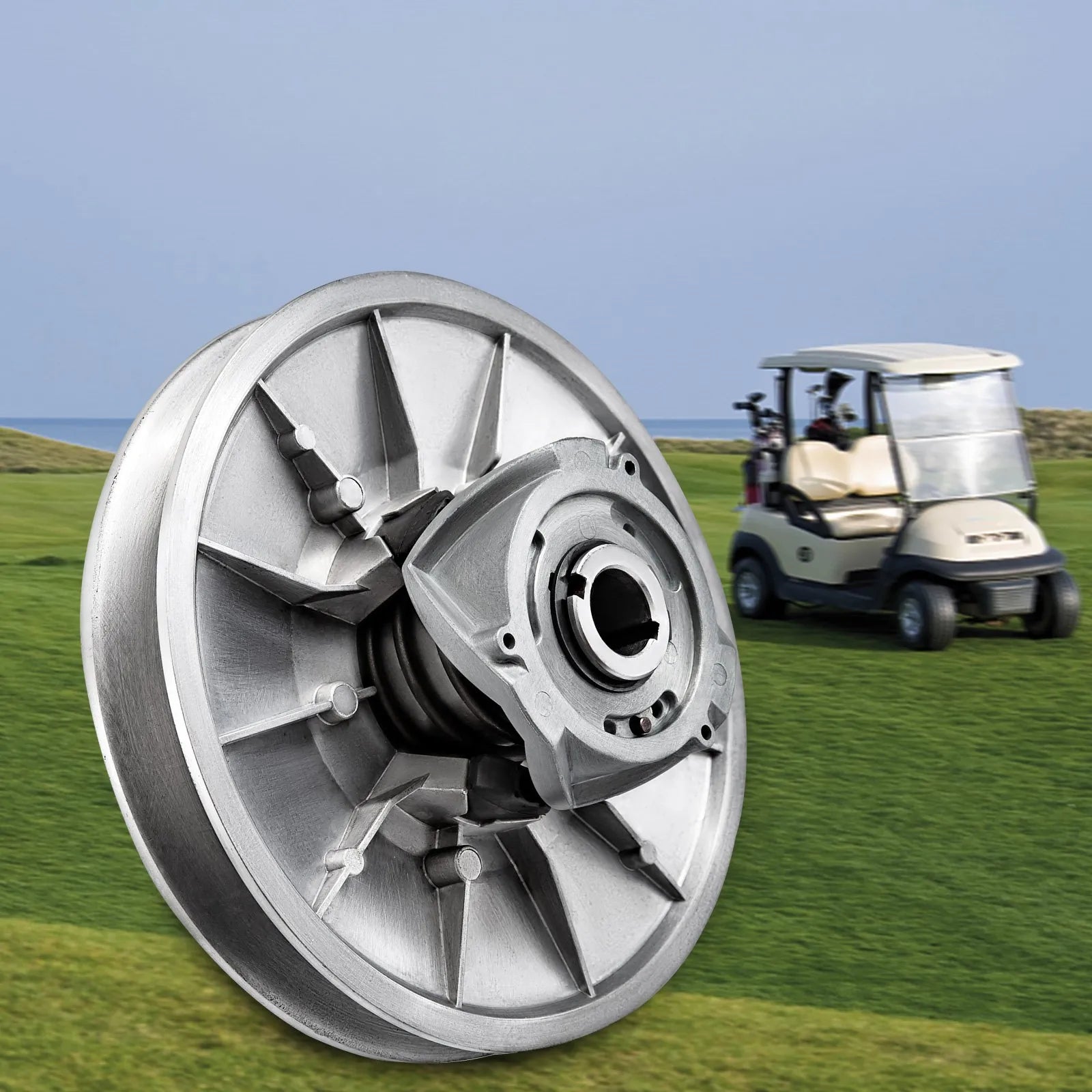 VEVOR Golf Cart High Torque Driven Clutch for Club Car DS & Precedent 1997 to Up Club Car 4-Cycle Gas Golf Cart Model