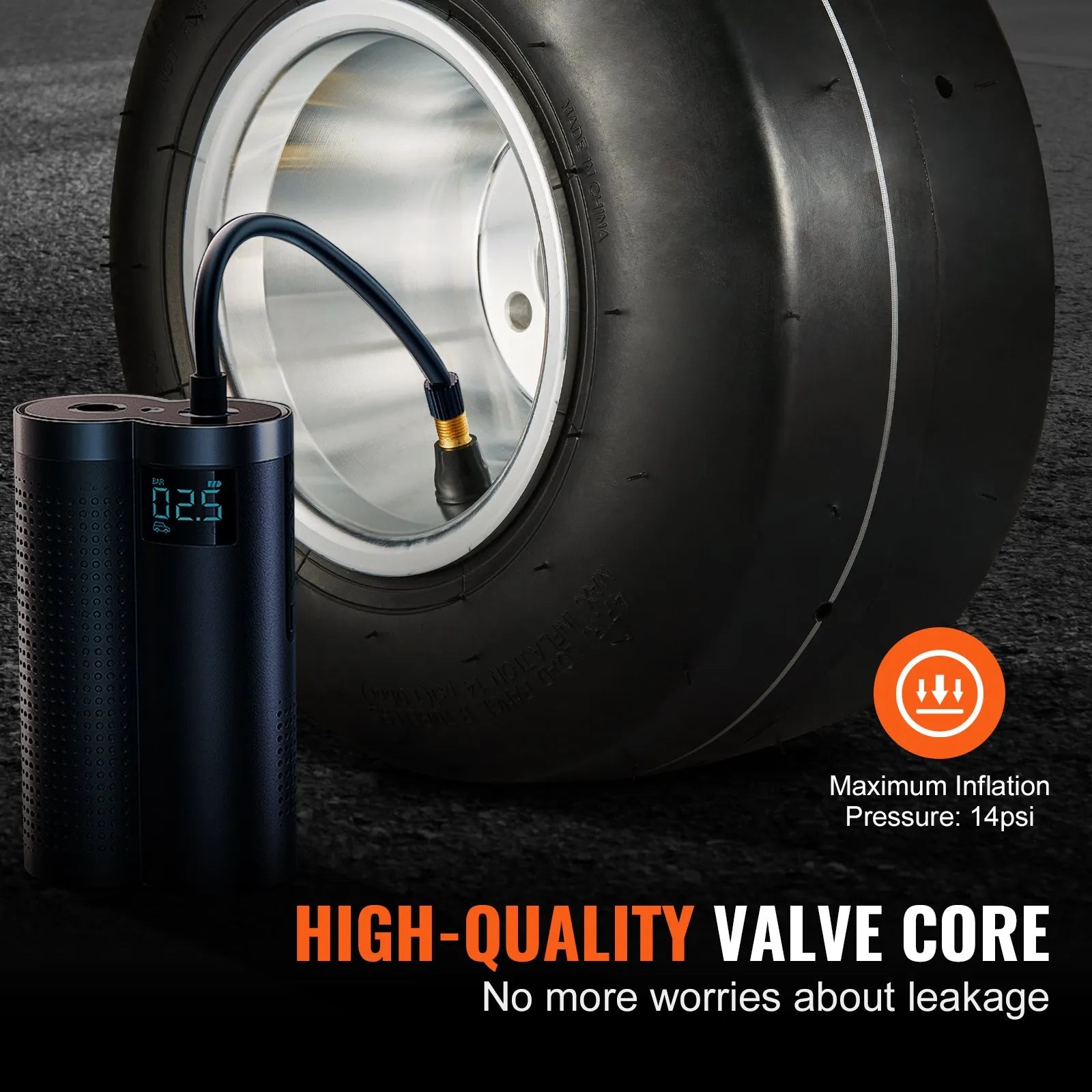 VEVOR Go Kart Tires and Rims, 10x4.5-5