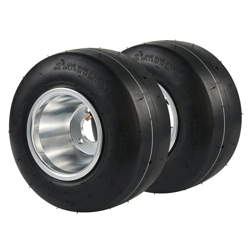 VEVOR Go Kart Tires and Rims, 10x4.5-5